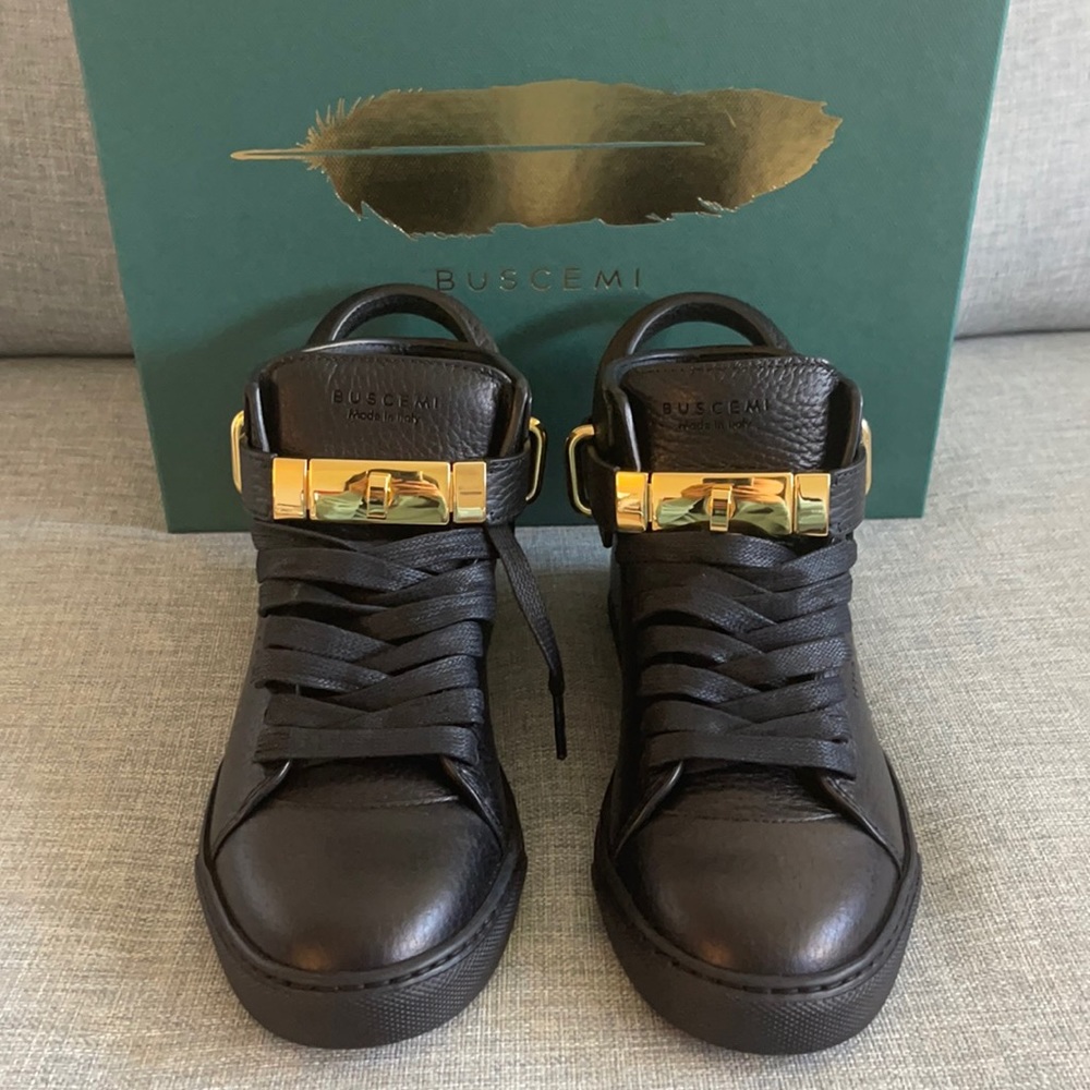 Buscemi Twist-Lock High Top Sneakers